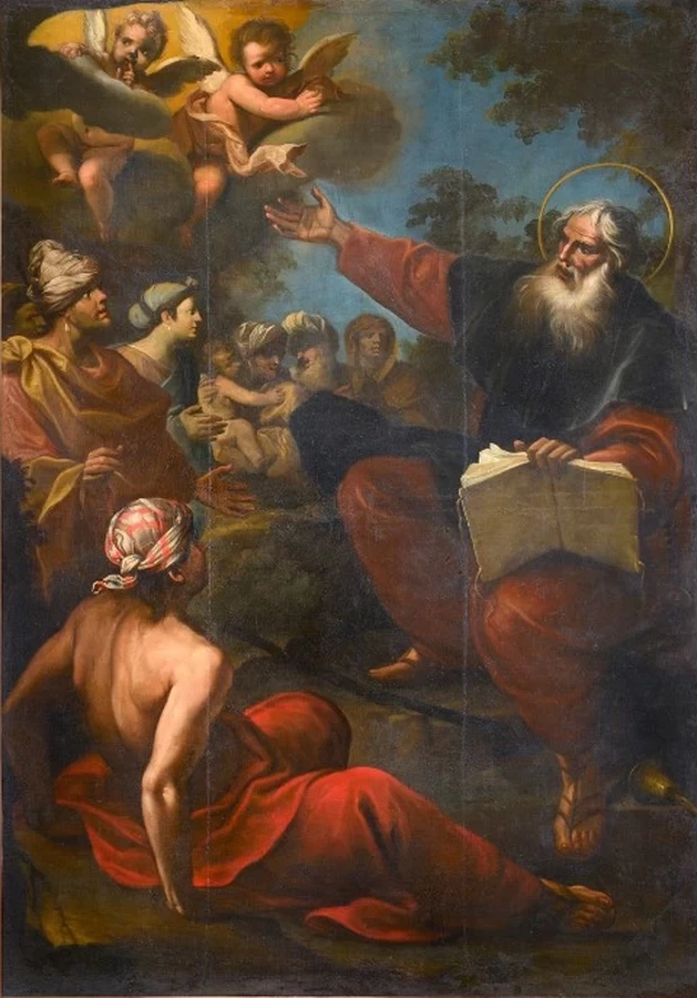 Giovanni Anastasi - Predica di Sant'Antonio Abate